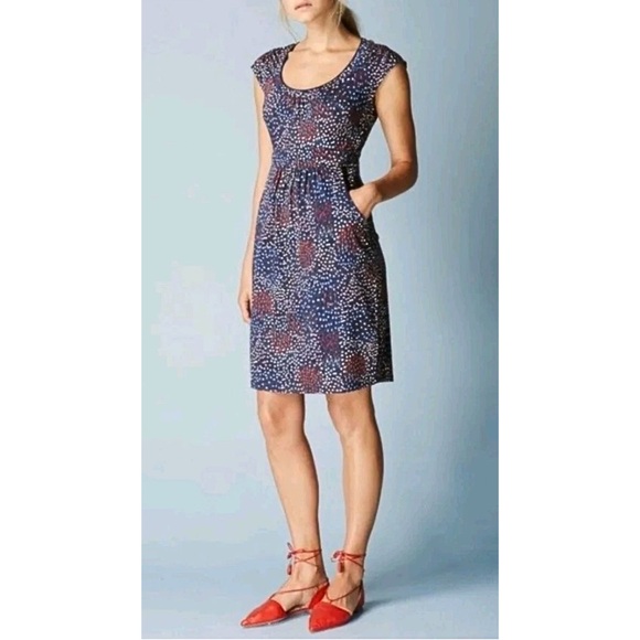 Boden Margot Cap Sleeve Casual Dress Scoop Neck Women’s 4 WH978 - Picture 10 of 10